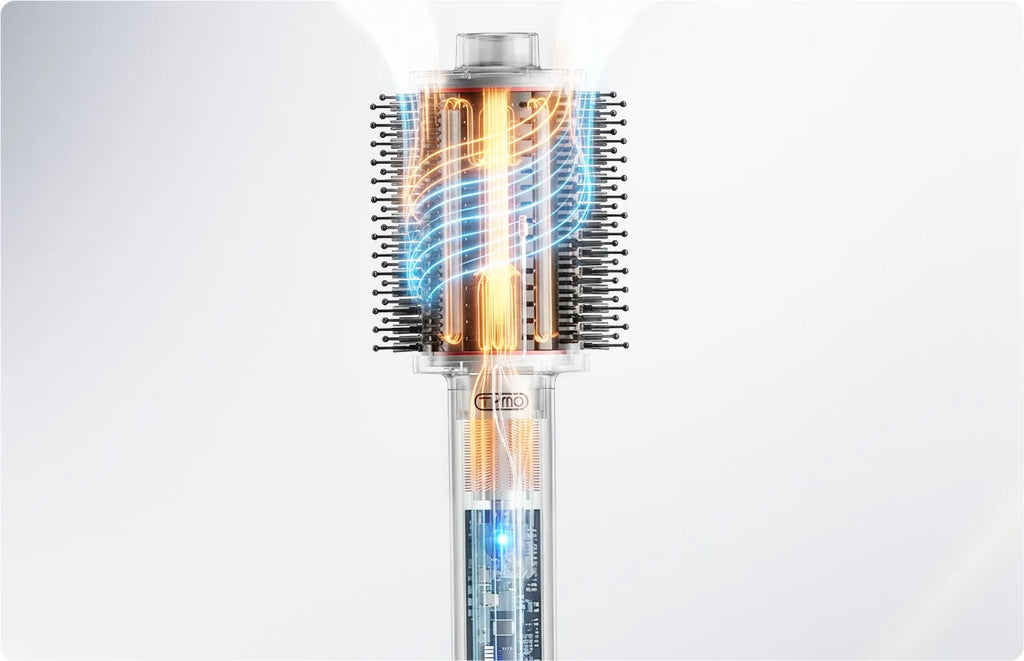 Hot air brush powerful hair dryer brush