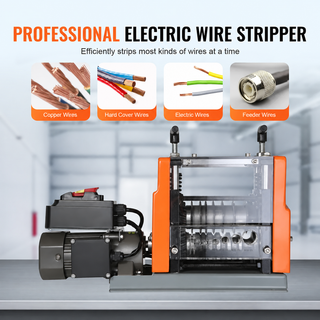 StripForce – 750W Automatic Wire Stripping Machine, 0.06–1.57 in (1.5–39.9 mm), 98 ft/min (29.9 m/min), 10 Channels