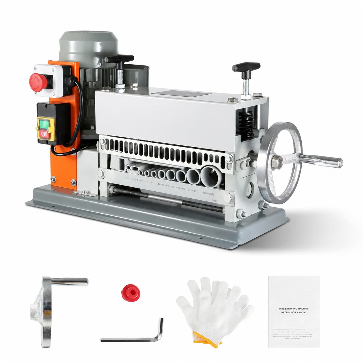 StripForce – 750W Automatic Wire Stripping Machine, 0.06–1.57 in (1.5–39.9 mm), 98 ft/min (29.9 m/min), 10 Channels