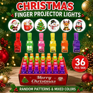 👻🎃 GlowBoo – Halloween LED Finger Projector Rings, Party Favors for Kids