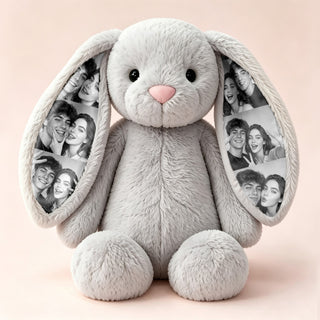 EarMemories – Custom Photo Bunny Plush with Hidden Picture Ears
