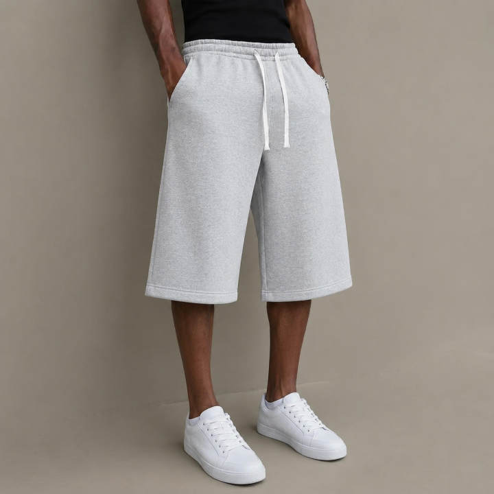 KneeEase – Men’s Loose Over-Knee Casual Shorts