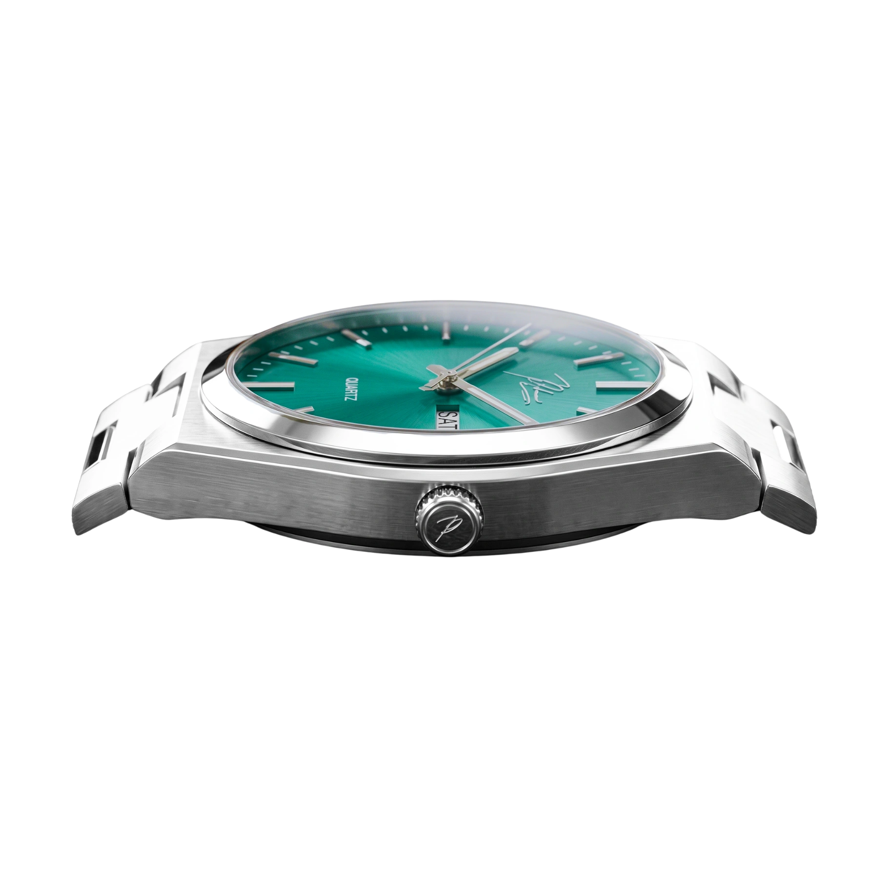 VittorioEdge – Stainless Steel Day/Date Quartz Watch