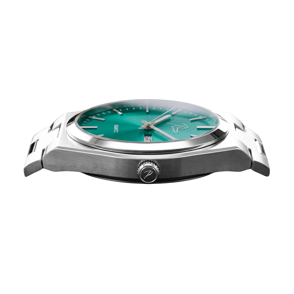 VittorioEdge – Stainless Steel Day/Date Quartz Watch