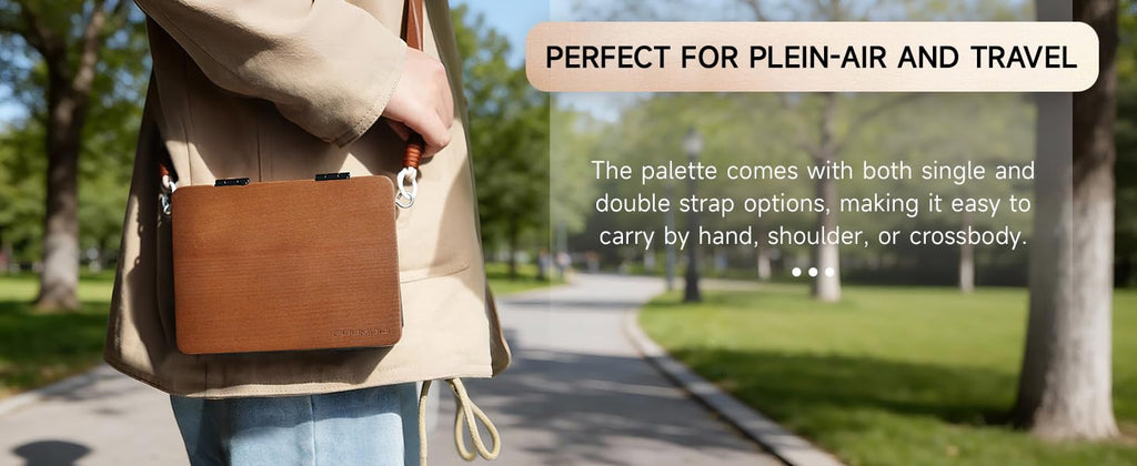 PleinAirKit – Portable Empty 24-Well Watercolor Palette Set