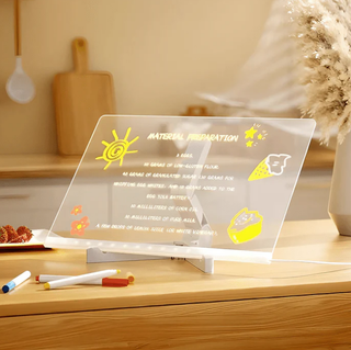 GlowSketch – Light-Up LED Drawing & Note Board with 7 Colour Pens