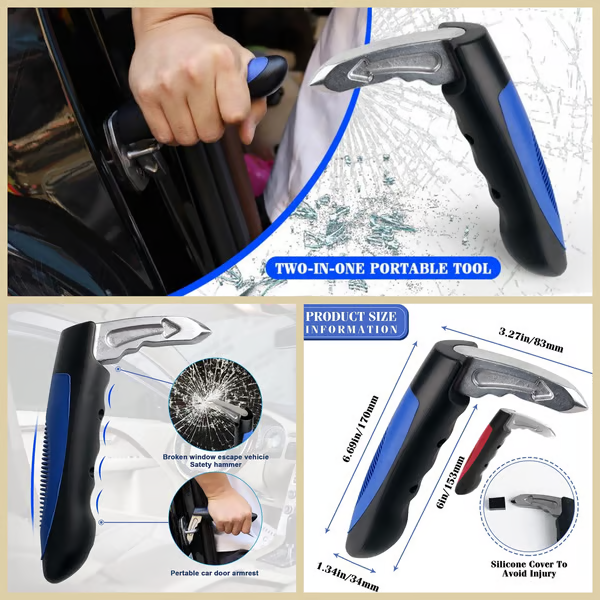 AutoAssist – 👀 5-in-1 Car Door Support & Emergency Tool