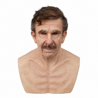 OldSoulMask – Lifelike Full-Head Elderly Character Mask