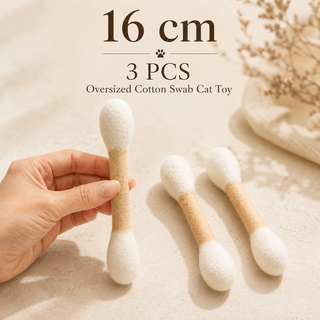 FeltSwab – Double-Ended Wool Cat Toy
