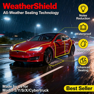 SilentSeal – Premium Tesla Door Seal Kit for Noise Reduction & Weatherproofing