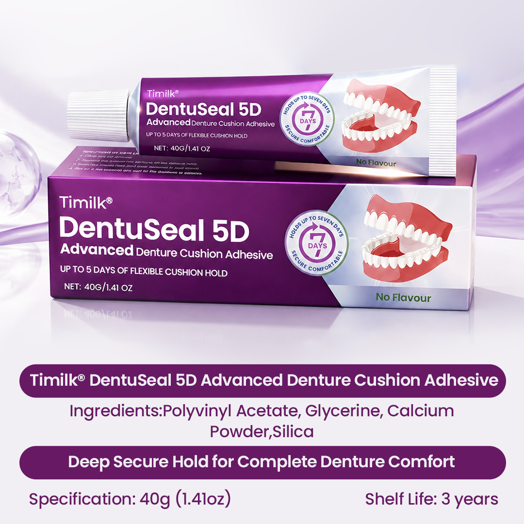 DentaCushion – Advanced Denture Cushion Adhesive With Up to 5 Days of Flexible Hold 🦷