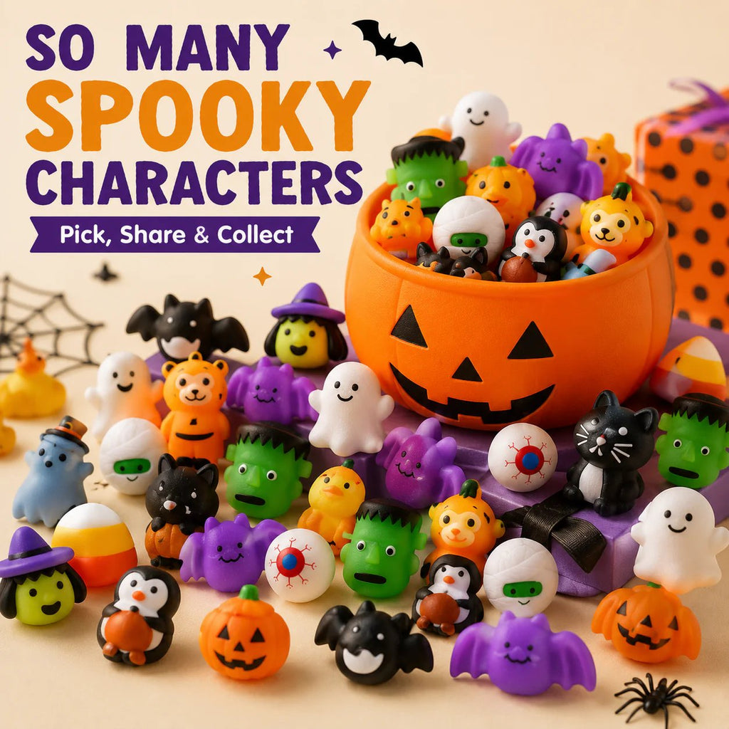 SpookySquish – 🎃 Halloween Mochi Squishy Toy Sets
