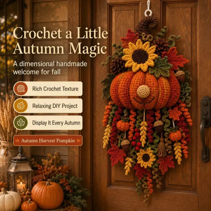 HearthHook – DIY 3D Crochet Seasonal Door Hanger Kit