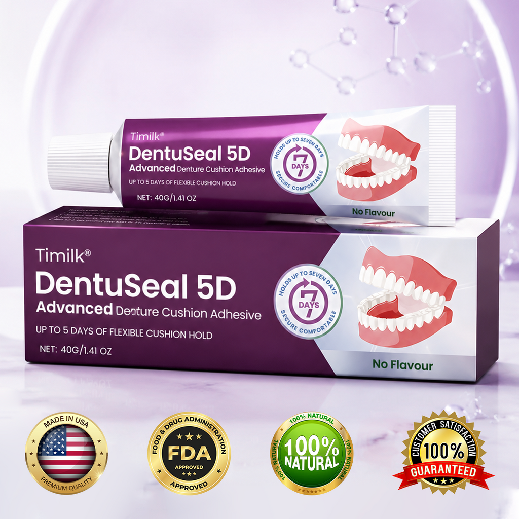 DentaCushion – Advanced Denture Cushion Adhesive With Up to 5 Days of Flexible Hold 🦷