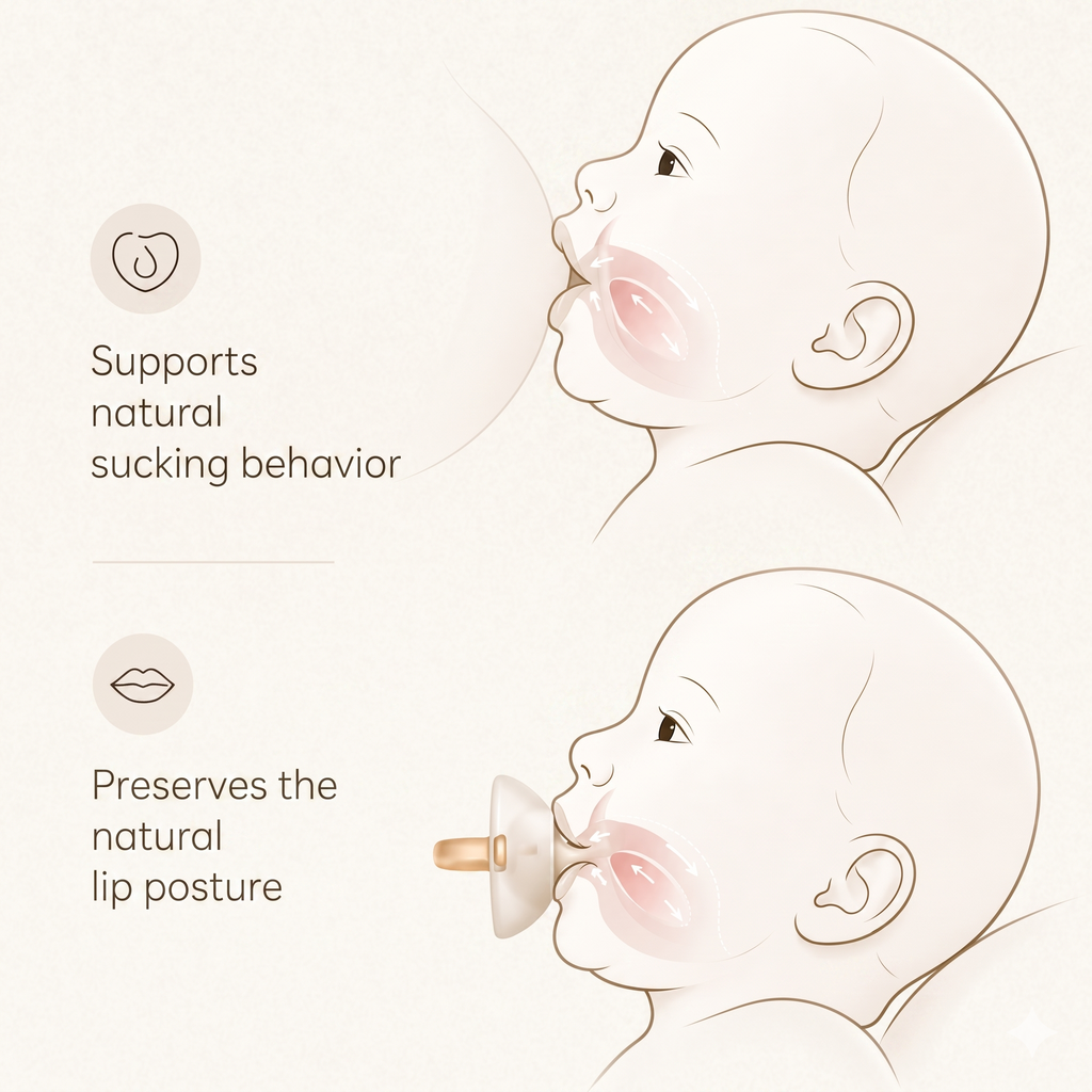 Nuckly – Breast-Like Premium Pacifier Starter Set, 2 Pack