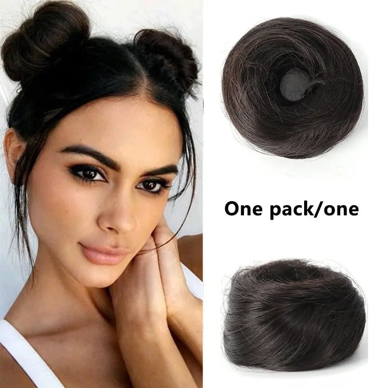 BunBloom – Synthetic Messy Bun Scrunchie Hair Piece for Instant Volume and a High Crown💇‍♀️