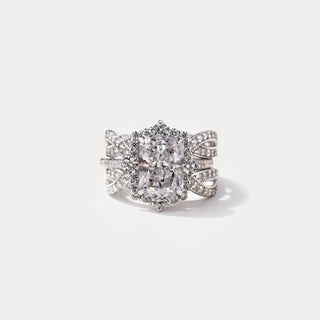 DynamiteRadiance – 2-in-1 Silver Ring Set