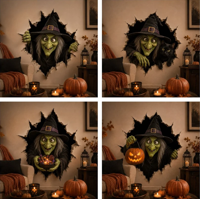 🎃HauntBreak – Halloween 3D Wall Decals