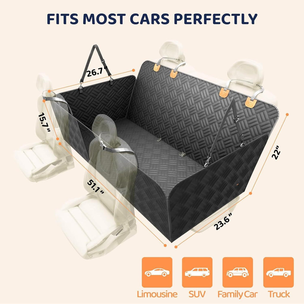PawDeck – Hard-Bottom Backseat Extender for Dogs
