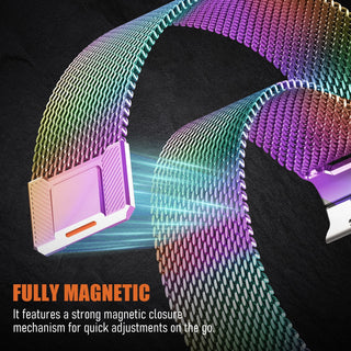MechaMesh – Magnetic Milanese Loop Band for Apple Watch