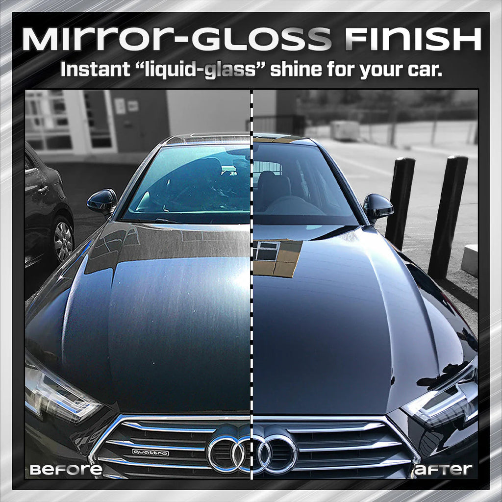 GlossArmor – Titanium Ceramic Wax Cream for 9H Mirror Shine & Scratch Filling