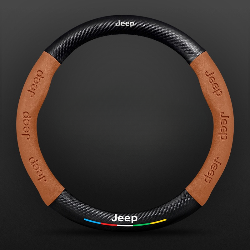SuedeGrip – Carbon Fiber Suede Steering Wheel Cover, Anti-Slip & Wear-Resistant