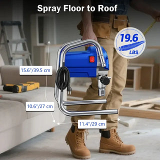 CoatSwift – 1200W 3300PSI Airless Paint Sprayer with Extension Rod and Stand