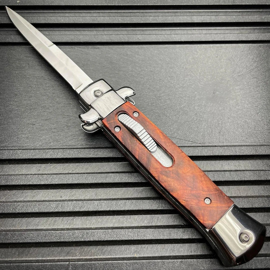 GentlemanEdge – 🔥 Classic Italian-Style Automatic Stiletto Knife