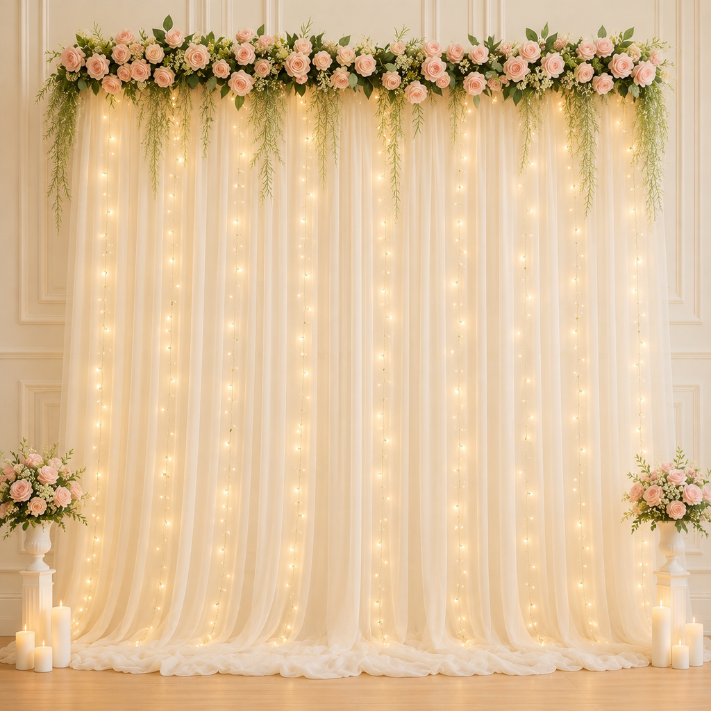 DreamGlow – Tulle Curtain Lights Set