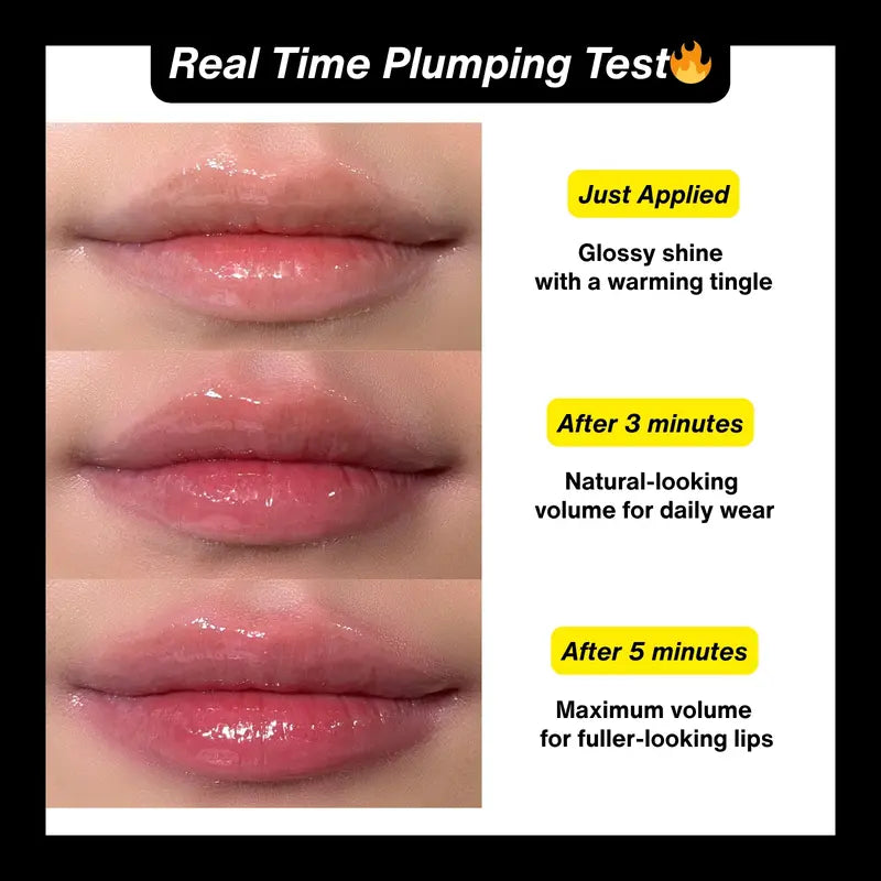 SpiceBloom – Heat-Activated Lip Plumping Gloss