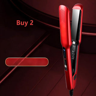 SilkGlide – ✨💇‍♀️ 2-in-1 Hair Straightener and Curler with Negative Ionic Care