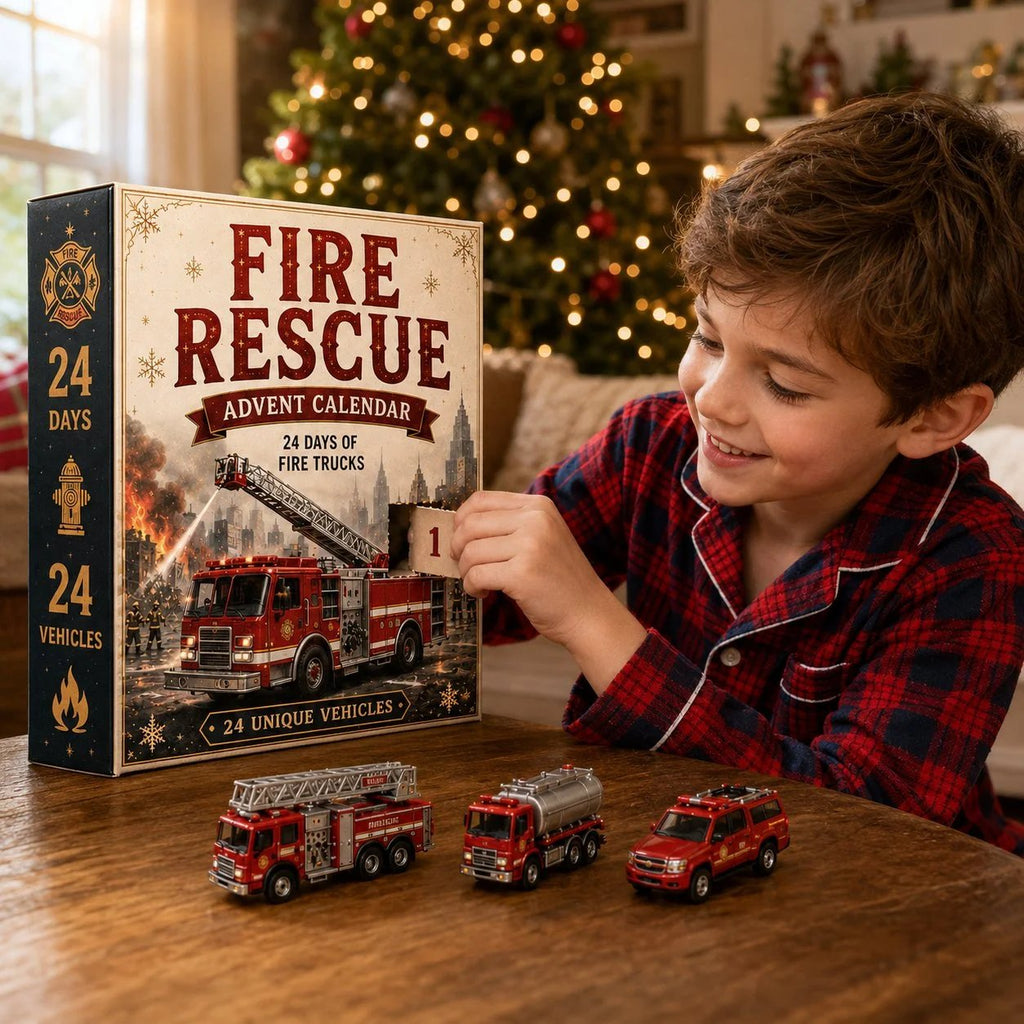 FleetCountdown – 24-Day Toy Vehicle Advent Calendar in Four Themed Fleets