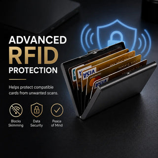 🔒 CardVault – Ultra-Slim RFID Blocking Card Holder