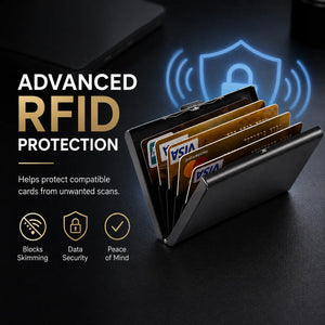 🔒 CardVault – Ultra-Slim RFID Blocking Card Holder
