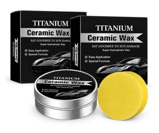 2 jars Titanium Ceramic Wax Cream