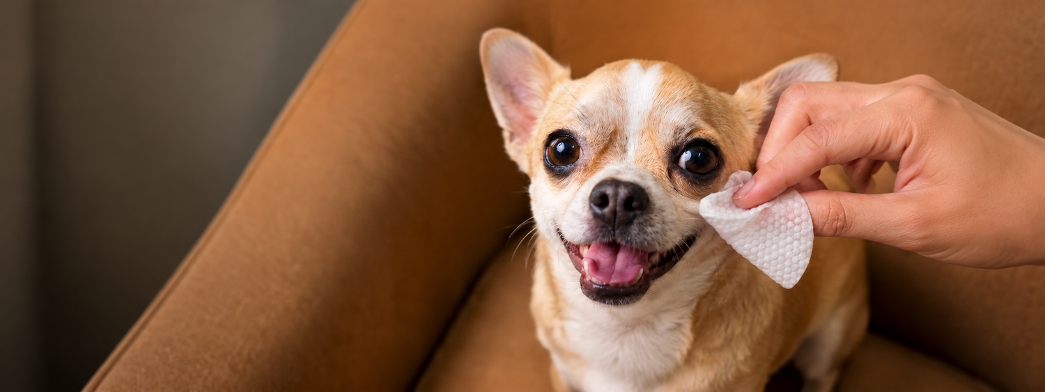 ClearPaw – Gentle Tear-Stain Eye Wipes for Dogs and Cats