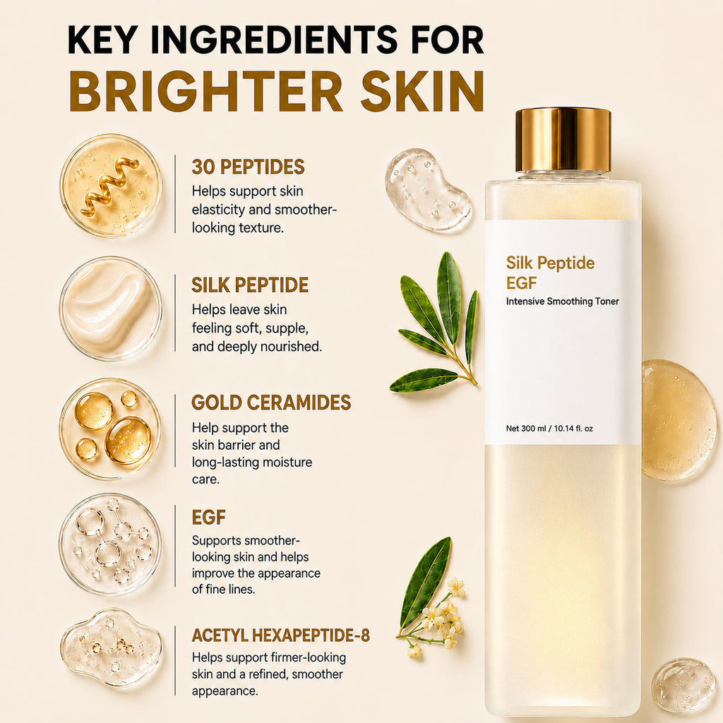 SilkGlow – EGF Peptide Firming Toner