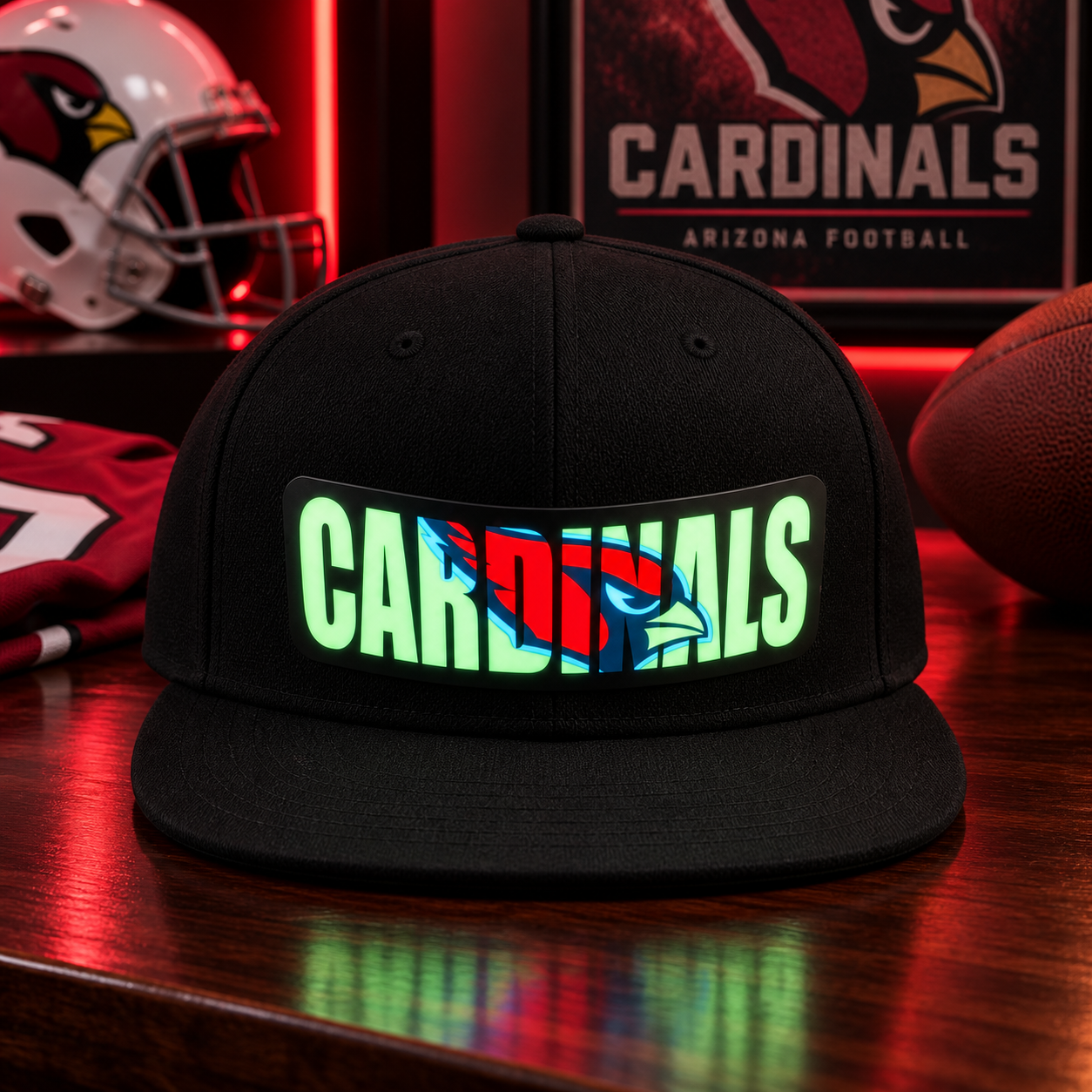 GameGlow – Football Fan LED Light-Up Snapback Cap