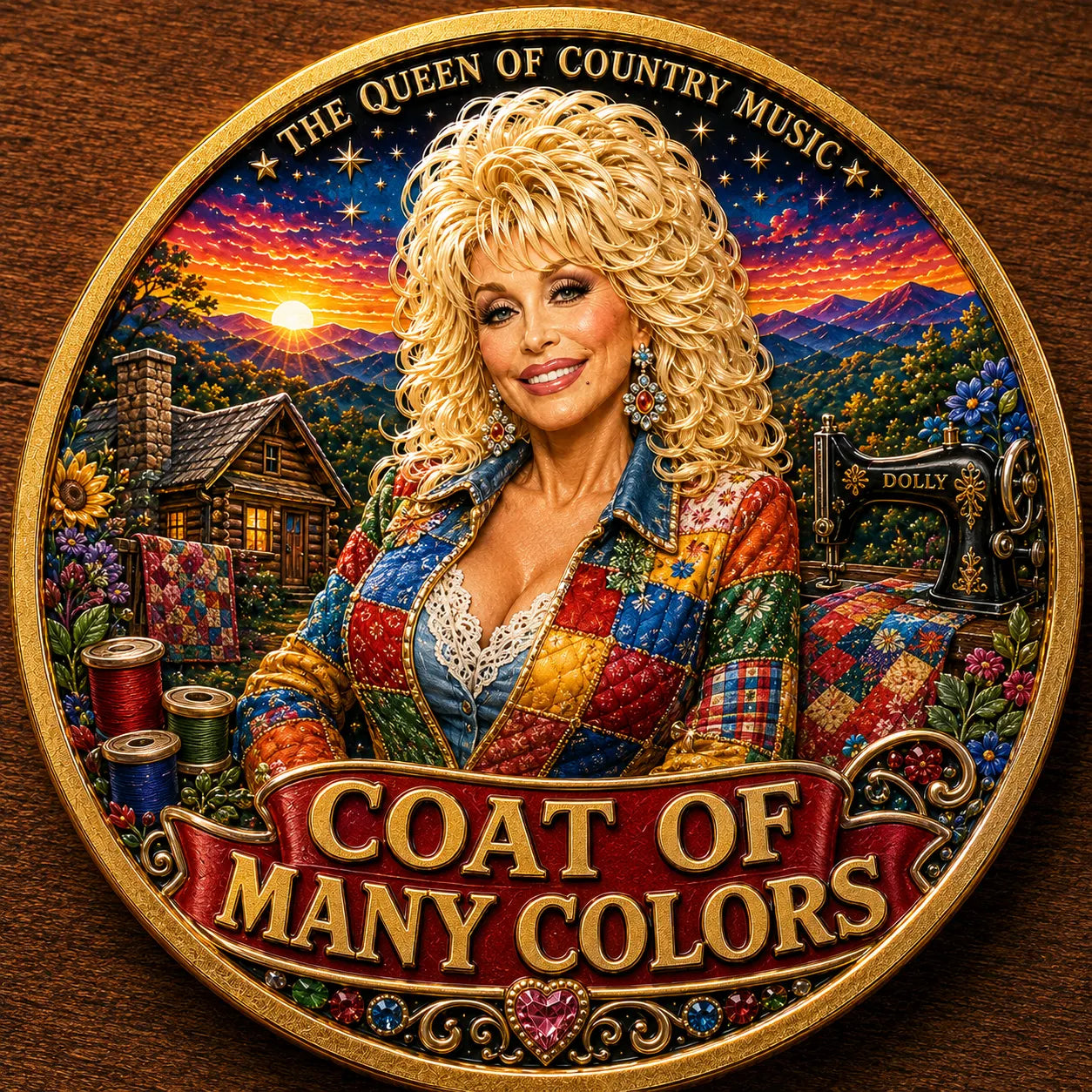 🦋 ForeverInSong – 🎸 Dolly Parton 9-Piece Tribute Coin Collector’s Set