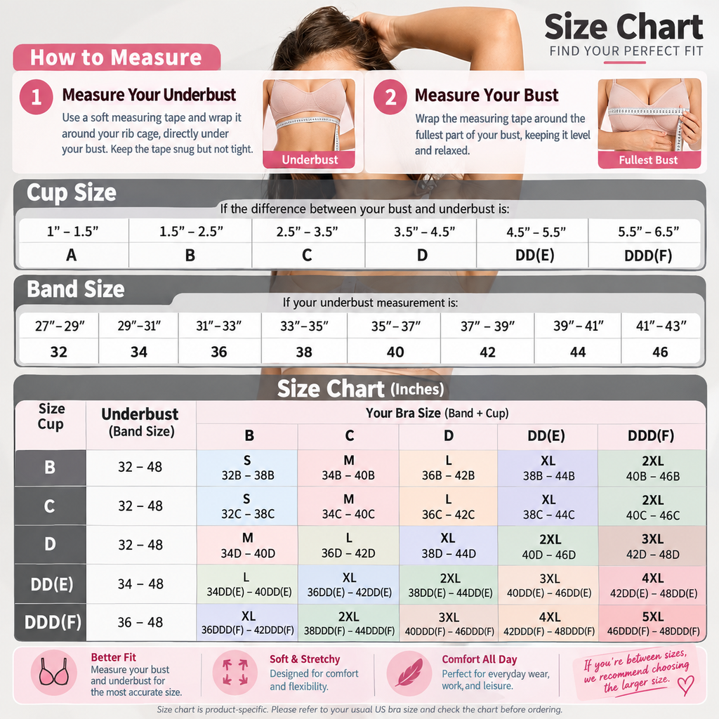 JellyEase – Women's Wirefree Full-Coverage Jelly Support Bra