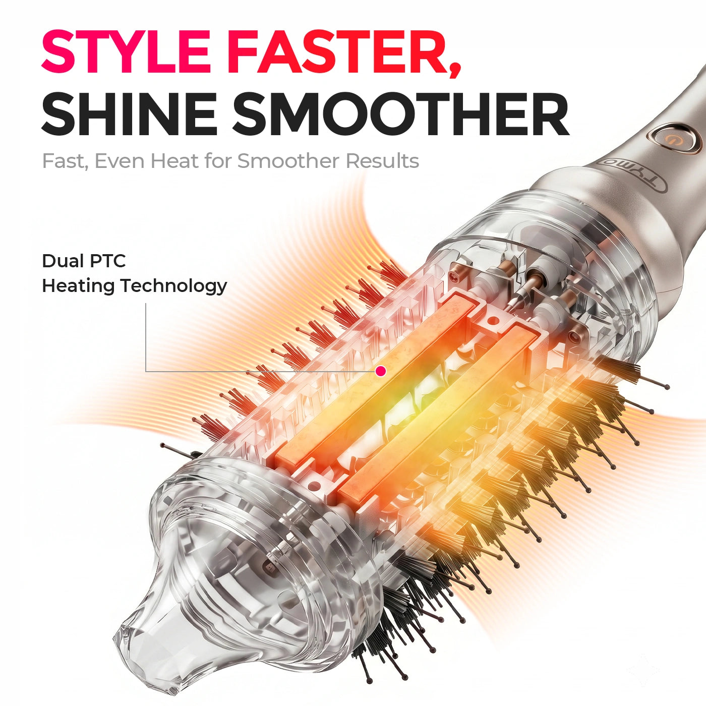 SalonGlide – Thermal Round Styling Brush