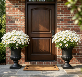 SunsetBloom – 💥🌼 Artificial Outdoor Mums, UV-Resistant, Waterproof & Windproof