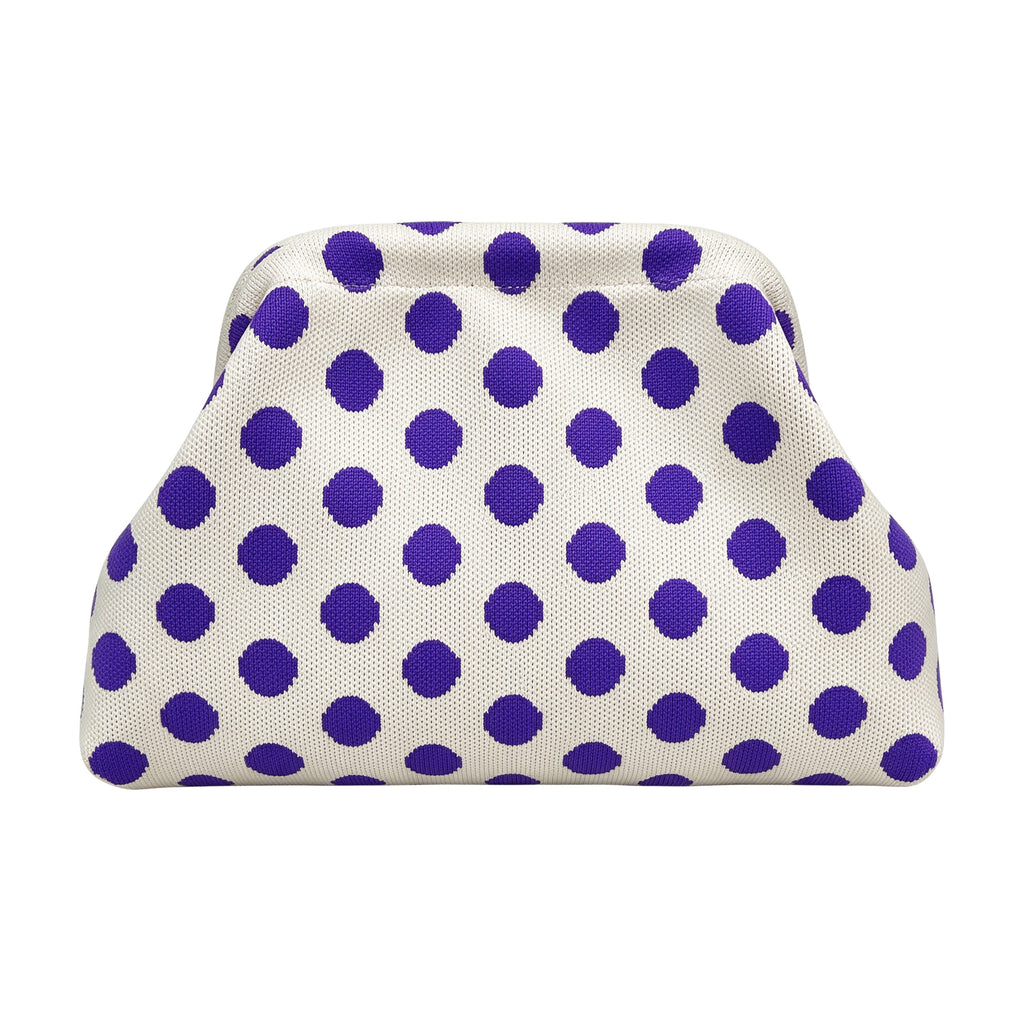 SnapKnit – Snap-Shut Knitted Makeup Bag with Wide Opening