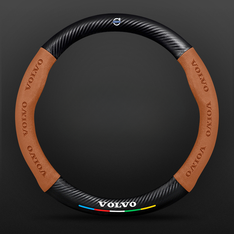 SuedeGrip – Carbon Fiber Suede Steering Wheel Cover, Anti-Slip & Wear-Resistant