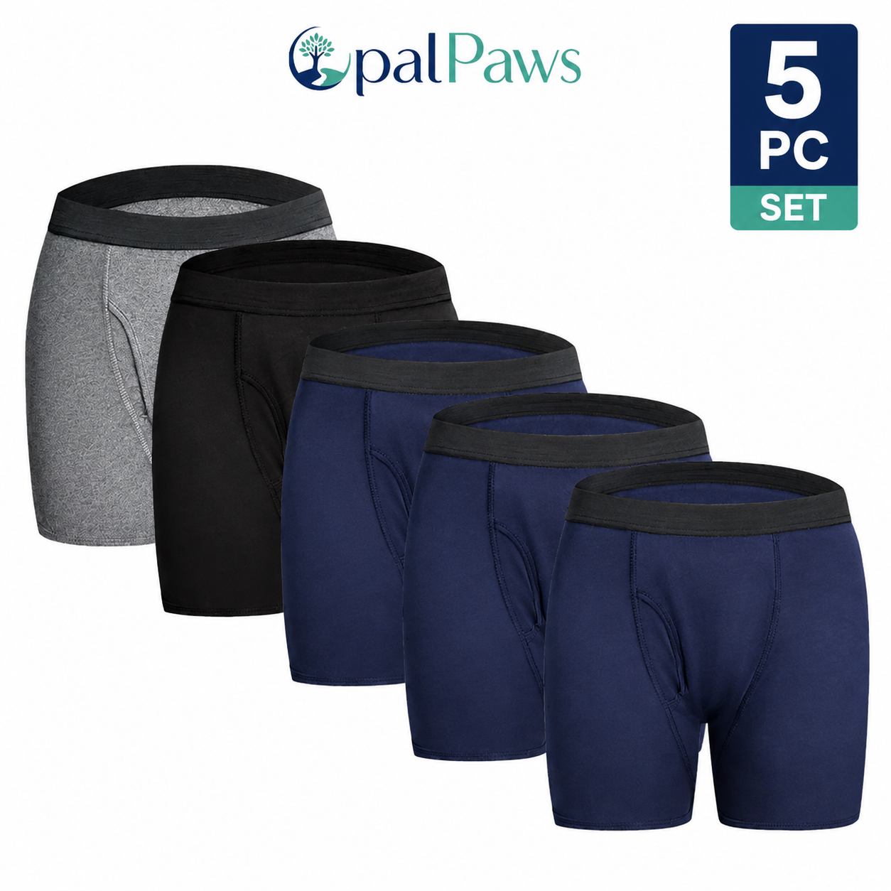 OpalVault – Washable Men’s Incontinence Boxer Briefs
