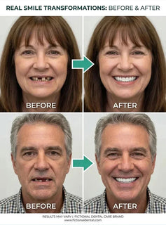InstantSmile – DIY Temporary Denture Kit with Mirror Storage Case