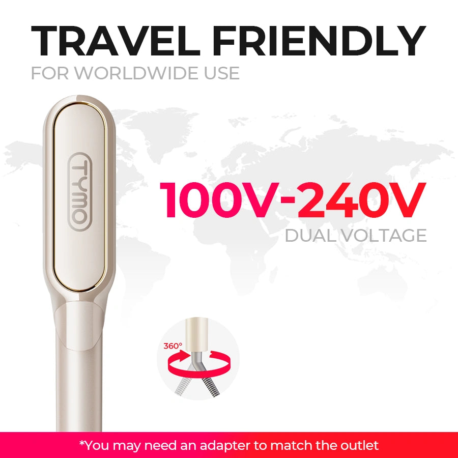 SilkFlip – 2-in-1 Hair Straightening Comb & Flat Iron
