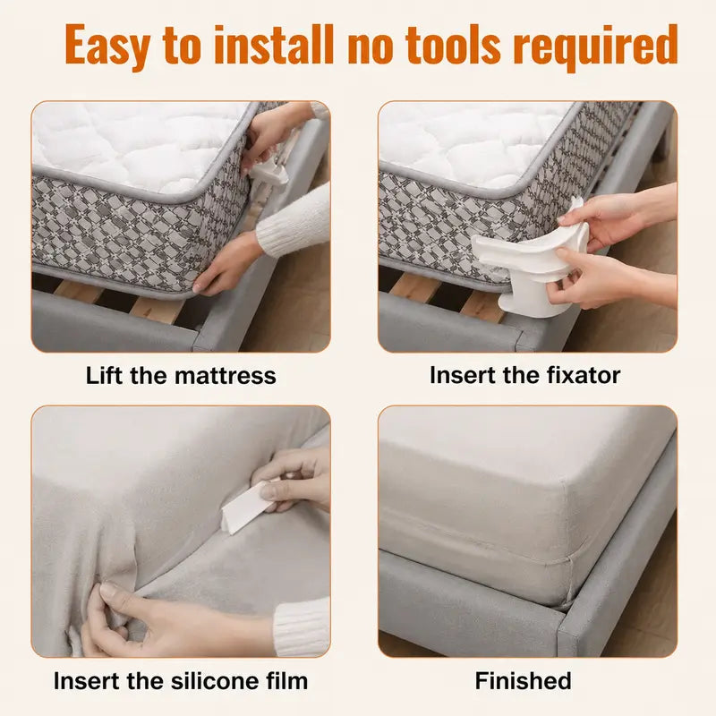SheetLock – Locking Fitted Sheet Corner Holders