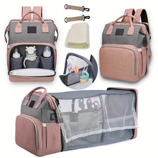 RoamNest – Diaper Backpack with Fold-Out Changing Station