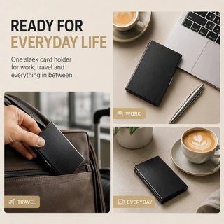 🔒 CardVault – Ultra-Slim RFID Blocking Card Holder
